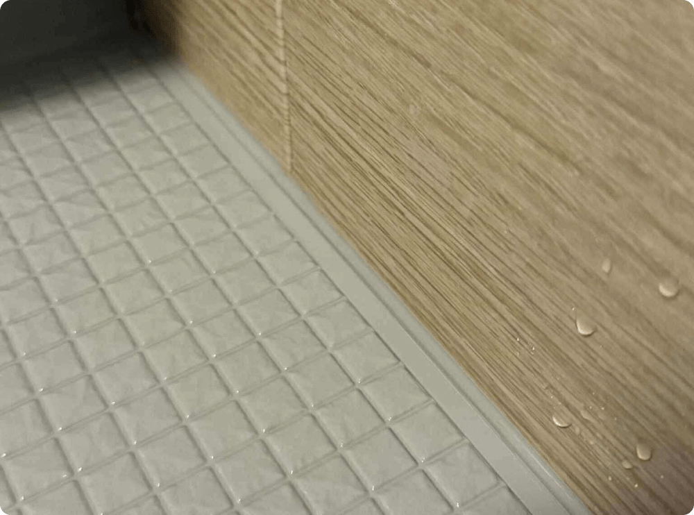 ゴムパッキンのお掃除の事例