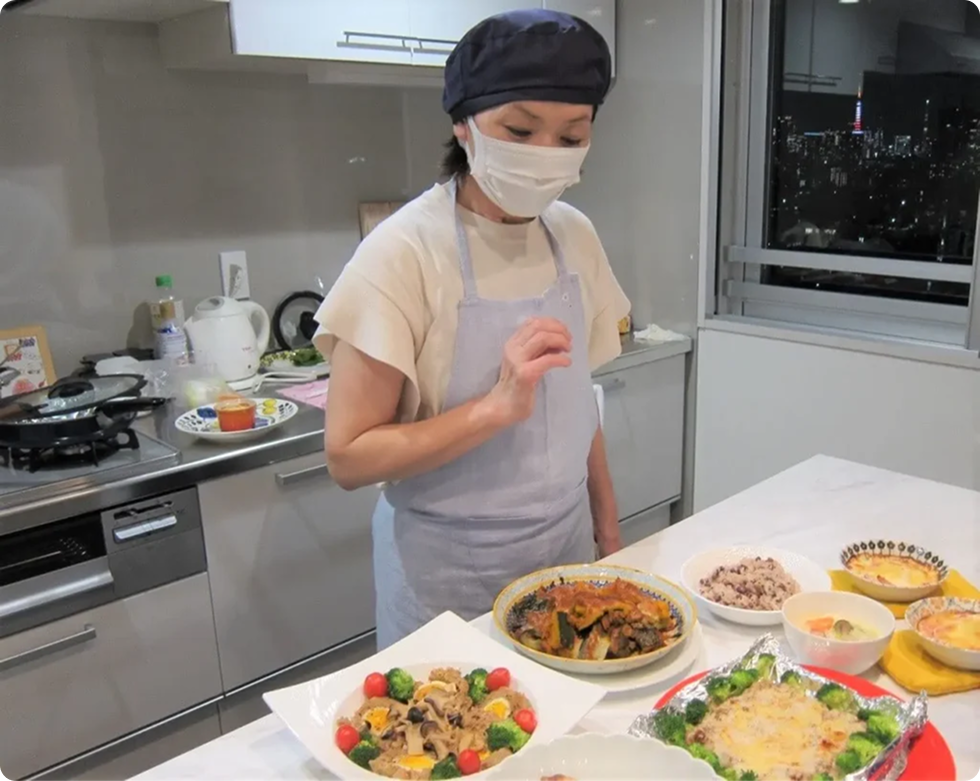 料理をみるましママ