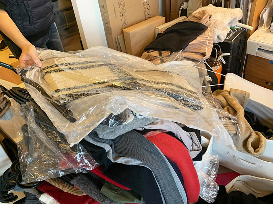 クローゼットの断捨離のお手伝い