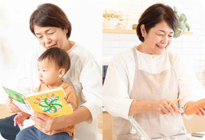 家事・育児の垣根なく、同じ人にまとめて依頼できる