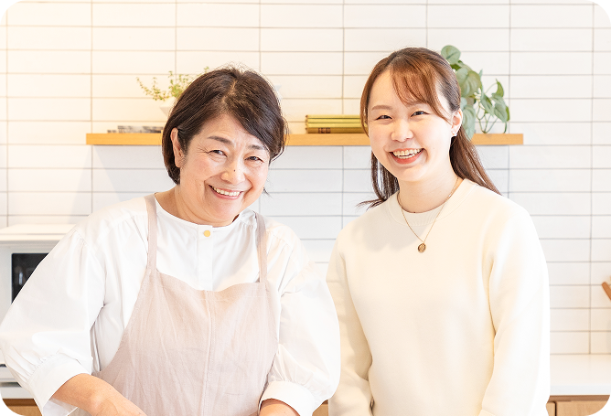 専任制だから、毎回同じスタッフに頼める