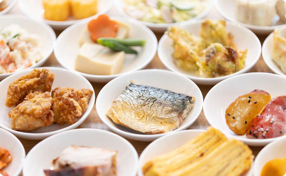 夕食と翌日の朝食のお買い物